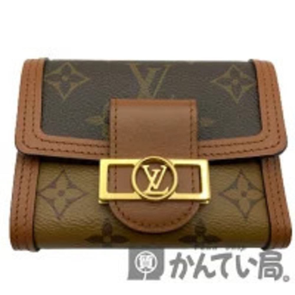 LOUIS VUITTON Portefeuille Aune Compact Wallet Tri fold